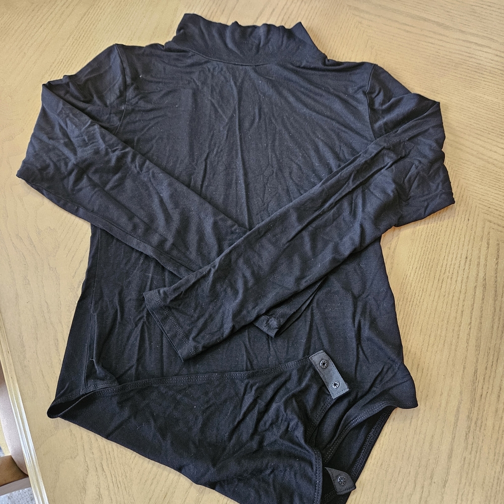 Black Long Sleeve Bodysuit